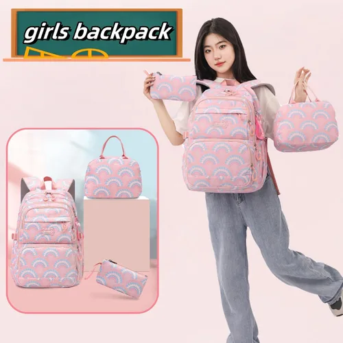 Miniatura 3 de Mochila para niños y niñas con lonchera para la escuela combo de lonchera