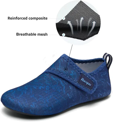 Miniatura 3 de Racqua Zapatos de natación para niños y niñas, zapatos de agua para surfear, zapatos acuáticos para deportes acuáticos, zapatos de secado rápido