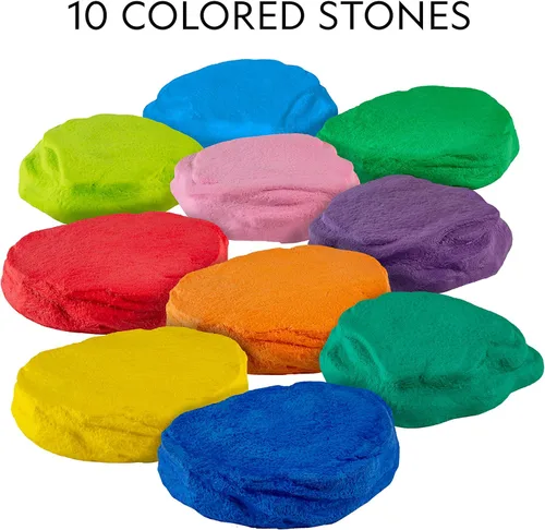 Miniatura 2 de NATIONAL GEOGRAPHIC Piedras de Equilibrio para Niños – 10 Blandas y Duraderas, Fomentan el Equilibrio de los Pequeños y las Habilidades Motoras