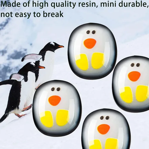 Miniatura 4 de 4 piezas Un pequeño abrazo de pingüino, mini lindo pingüino de bolsillo, abrazo de pingüino, decoración de animales, juguete para aliviar el estrés