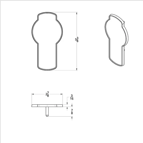 Miniatura 5 de Emblema de bandera de Estados Unidos fundido a presión cromado compatible con Kenworth T680 y T880, pieza de repuesto