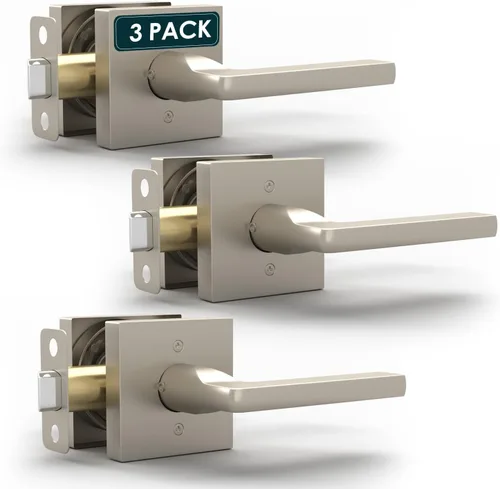Miniatura 21 de Mega Handles - Cerrajo de entrada Prime I Cerradura de cerrojo de entrada - Cerrajo de bloqueo cuadrado de alta resistencia para puertas zurdas