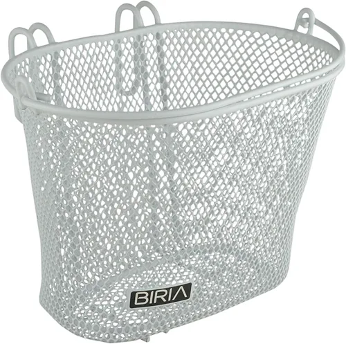 Miniatura 11 de Cesta con ganchos, frontal, extraíble, malla de alambre pequeña, cesta de bicicleta para niños