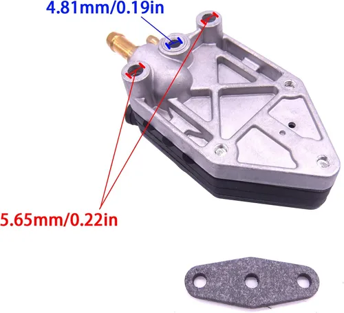 Miniatura 5 de Motor fuera de borda 0438555 438555 0433386 433386 Bomba de combustible para Johnson Evinrude OMC BRP 20HP-30HP Motor de barco pequeño pezón, ajuste