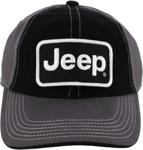 Miniatura 3 de Jeep Sombrero de papá con parche de sarga china prémium para hombre, gorra de béisbol