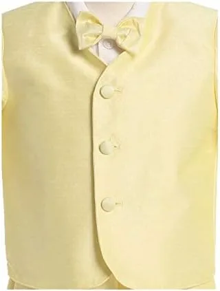 Miniatura 2 de Chaqueta y pantalones cortos de poliseda amarillo para niños