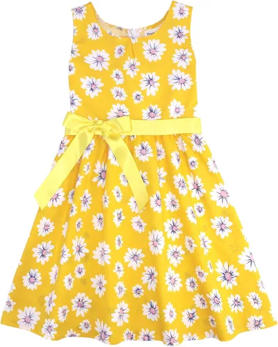 Miniatura 58 de Vestido de verano para niña, de algodón, con diseño floral