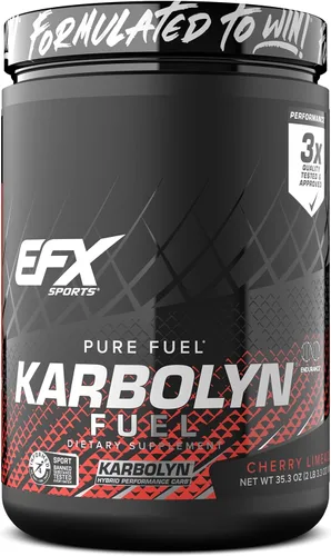 Miniatura 10 de EFX Sports Karbolyn Fuel Polvo de Carbohidratos de Absorción Rápida Carga de Carbohidratos, Energía Sostenida, Recuperación Rápida Libre