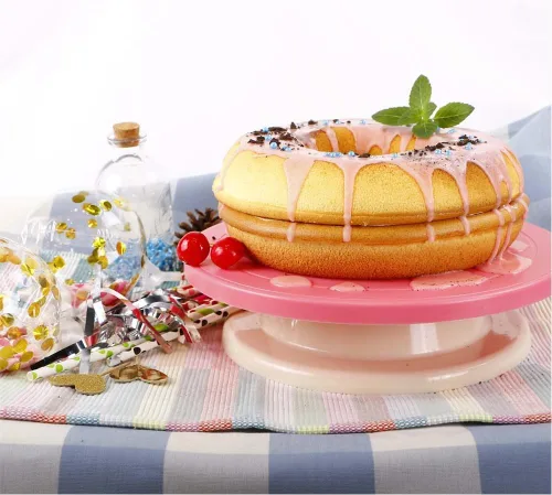 Miniatura 9 de Webake Molde de silicona jumbo para tartas de rosquilla, antiadherente, 10 pulgadas, juego de 2 mitades para hornear