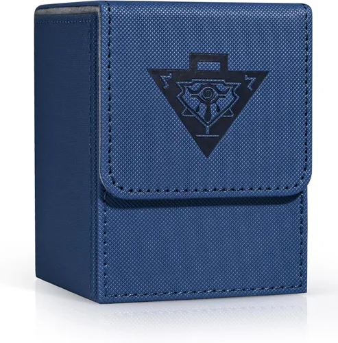 Miniatura 13 de ZLCA Caja de cartas compatible con YuGiOh TCG, caja de almacenamiento de cartas con divisores con capacidad para más de 100 cartas con funda, funda