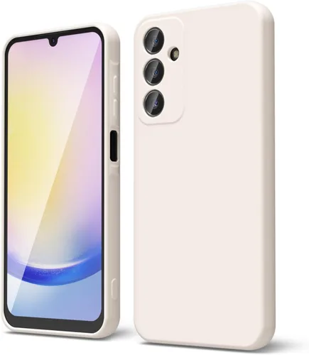 Miniatura 93 de oakxco Funda para teléfono Samsung Galaxy A12 con agarre de silicona líquida, linda delgada fina suave cubierta de gel de goma TPU lisa para mujeres