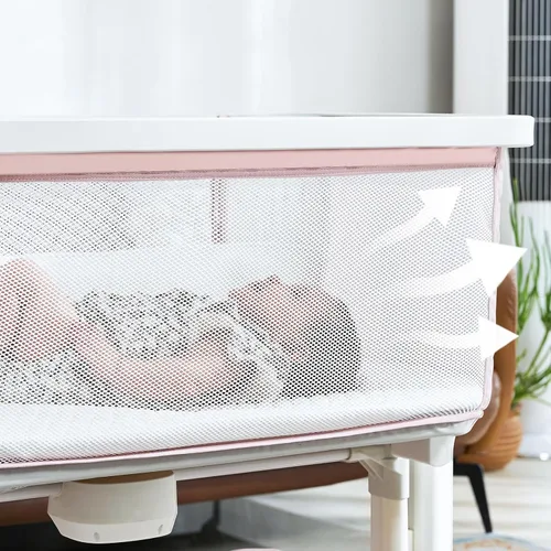 Miniatura 9 de Moisés eléctrico para bebé con movimiento mecedor, 3 en 1, para recién nacido con 5 alturas ajustables, cama automática para niño/niño, rosa