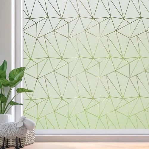 Miniatura 11 de Coavas Película de privacidad para ventana, adhesivo estático de vidrio esmerilado, decorativo para cubierta de puerta de baño, adhesivo para Puro