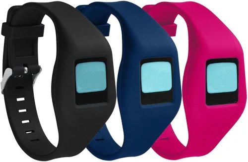 Miniatura 8 de QGHXO Pulsera de hebilla para Fitbit Zip, correa de silicona de repuesto con cierre de reloj cromado y hebilla de cierre para Fitbit Zip