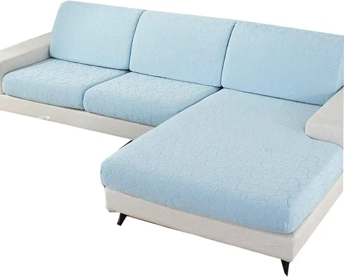 Miniatura 5 de Fundas elásticas para cojines de sofá, funda de cojín para sofá individual en forma de L, sofá chaise longue, protector suave de muebles de 1, 2 y 3