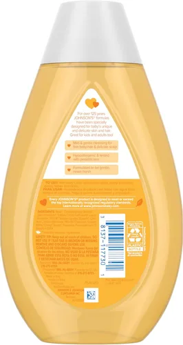 Miniatura 8 de Champú Johnson's Baby con aloe vera y vitamina B5, sin lágrimas, Esenciales para recién nacidos, Sin parabenos ni sulfatos añadidos, Hipoalergénico