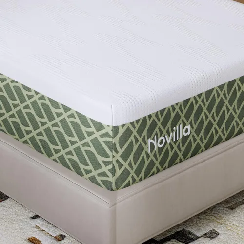 Miniatura 10 de Novilla 5 Inch Twin Size Mattress for Kids, Gel Memory Foam Twin Mattress with Comfort Foam for Pressure Relief and Supportive Base Foam for Spinal