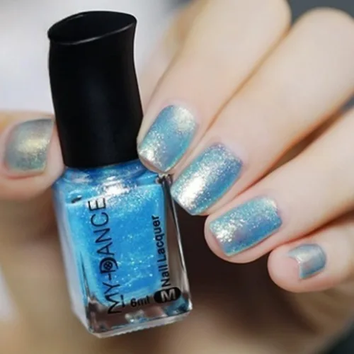 Miniatura 71 de Esmalte de uñas plateado, efecto espejo metálico, decoración de uñas metálica de larga duración no desprendible, esmalte de uñas brillante para 12#