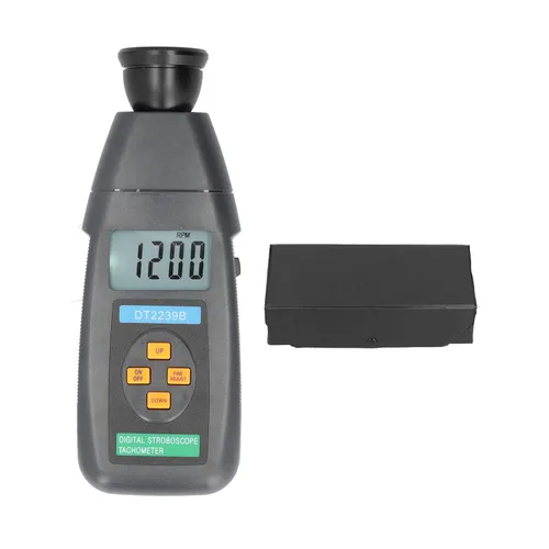 DT2239B Tacómetro digital LED sin contacto Medidor de RPM de alta precisión para herramienta de medición de velocidad de motor industrial con