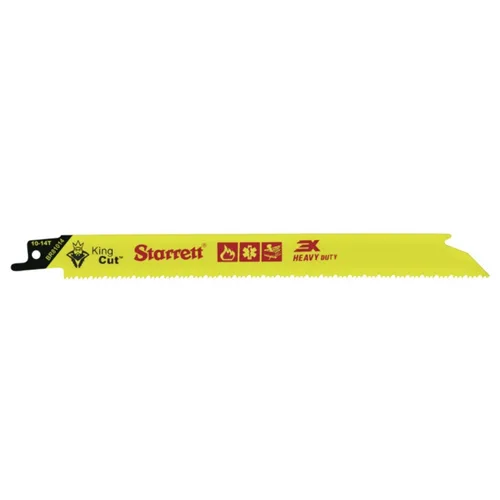 Miniatura 15 de Starrett Hoja de sierra recíproca de demolición y rescate de incendios bimetálica, 9 pulgadas de largo, 3/4 pulgadas de ancho, 0.50 pulgadas