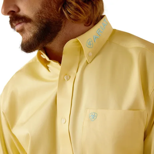 Miniatura 19 de Ariat Camisa de sarga con logotipo del equipo para hombre