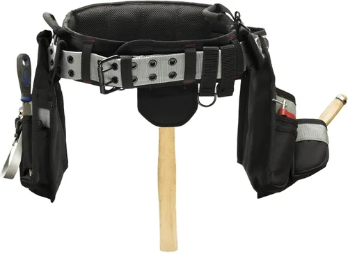 Miniatura 7 de TradeGear Part #SZB - Combo de cinturón y bolsa de electricista – Cinturón de herramientas para electricistas resistente diseñado para mayor
