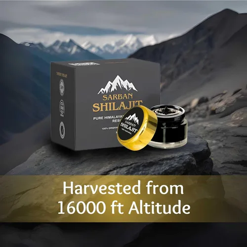 Miniatura 5 de Shilajit para hombres y mujeres – 60 porciones de resina Shilajit orgánica seca al sol orgánica y pura del Himalaya con ácido fúlvico y más de 85