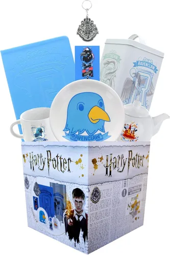 Toynk Harry Potter Ravenclaw House LookSee Box | Contiene 7 regalos temáticos oficiales de Harry Potter, incluyendo diarios Ravenclaw, imanes y más