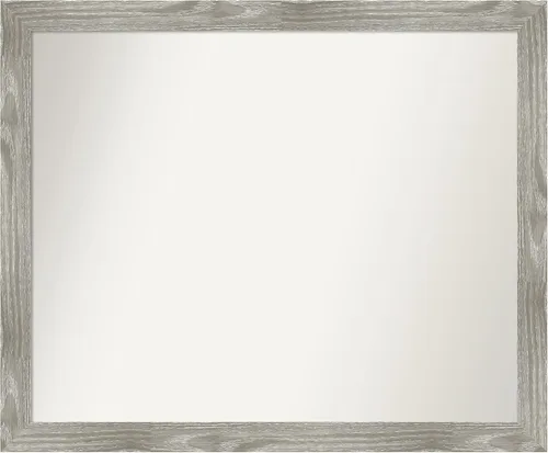 Miniatura 525 de Amanti Art Espejo personalizado, espejo de baño gris plomo a rayas, espejo de pared o espejo de tocador de baño sobre el fregadero