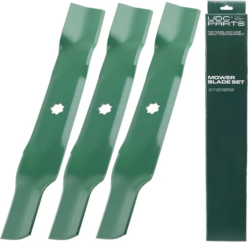 UDC Parts GY20852 Hojas de corte de 48 pulgadas para John Deere D140 E140 S140 Z355E GX21784 GX21786 S170 E170 LA130 LA145 D160 S160 E160 E150 D155