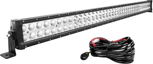 Miniatura 10 de AUXTINGS Barra de luz LED delgada de 22 pulgadas 120 W, punto de inundación, luz de trabajo, luces de conducción, lámpara antiniebla, iluminación