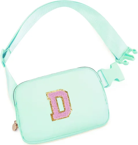 Miniatura 35 de Bolsa de cinturón para niñas y mujeres, bolsas cruzadas, riñonera, riñonera personalizada, Negro, Small