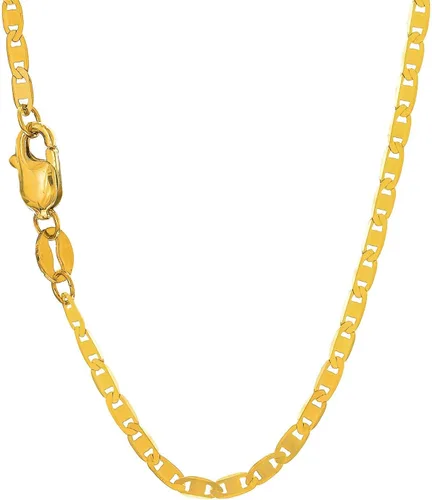 Miniatura 2 de Collar de cadena Mariner de oro amarillo macizo de 14 quilates de 0.067 in - 16, 18, 20, 24 pulgadas