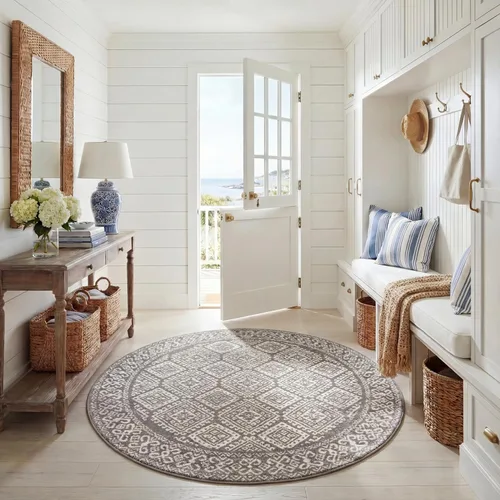 Miniatura 290 de Safavieh - Alfombra decorativa de la colección Tulum, modelo TUL264F, estilo marroquí, bohemio y desgastado, no suelta pelusa, para sala, vestíbulo