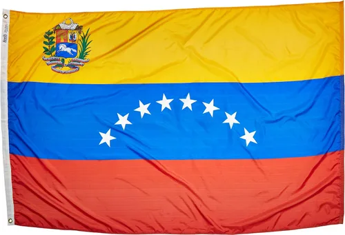 Annin Flagmakers Bandera de Venezuela fabricada en Estados Unidos según las especificaciones oficiales de diseño de las Naciones Unidas, 4 x 6 pies