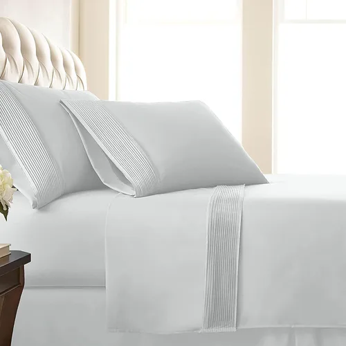 Miniatura 31 de Southshore Fine Linens®, juego de ropa de cama con bolsillo profundo, Microfibra, Negro, gemelo