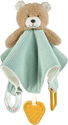 Miniatura 26 de CREVENT Mantas de bebé suaves y acogedoras para niños y niñas + manta de seguridad, juego con una bolsa de regalo esenciales para recién nacidos Gris