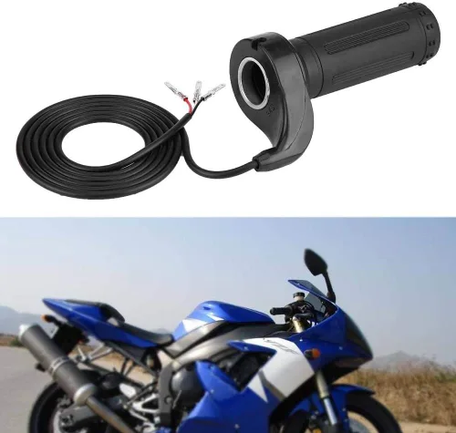 Miniatura 4 de Empuñadura del acelerador, acelerador universal de velocidad de giro con conexión de 3 cables para scooter eléctrico, bicicleta, bicicleta