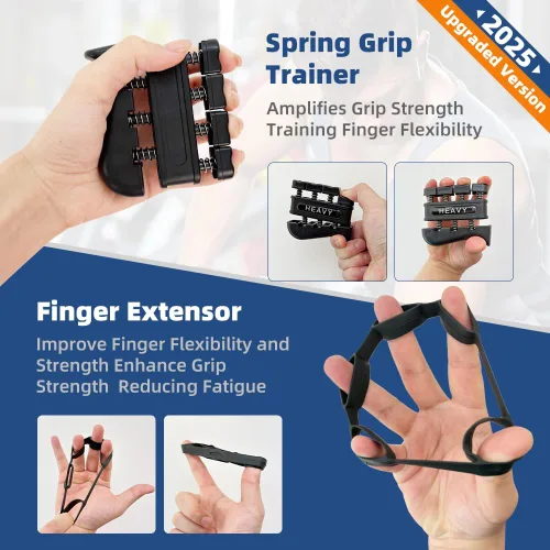 Miniatura 6 de Probador de fuerza de agarre, agarre de mano, dinamómetro de mano, medidor de mano, pantalla LED, cómodo fortalecedor de dedos de 265 libras / 264.6