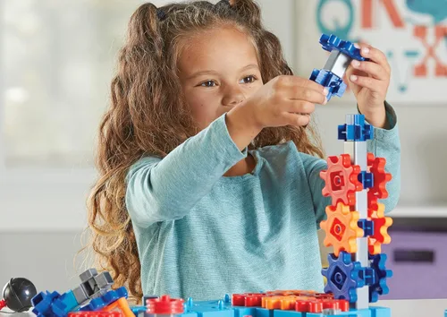 Miniatura 7 de Learning Resources STEM Explorers Machine Makers - 60 piezas, a partir de 5 años, juguetes Montessori de construcción, actividades de ingeniería