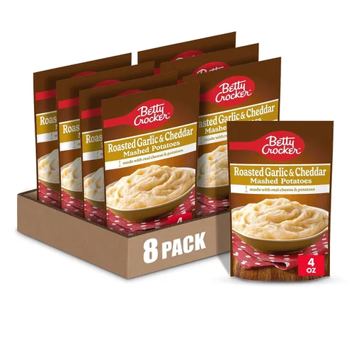 Miniatura 17 de Betty Crocker Puré de papas con mantequilla cremosa, hecho con papas reales, 4 onzas (paquete de 8)