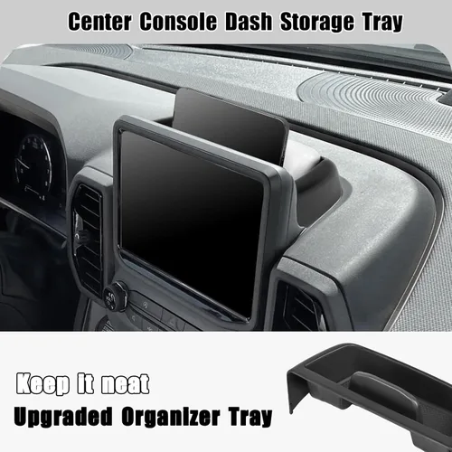 Miniatura 5 de Bandeja de Almacenamiento para Consola Central Compatible con 2021 2022 2023 2024 Ford Bronco Sport CX430 Caja Organizadora de Tablero de Consola