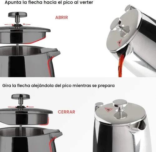 Miniatura 3 de Secura Cafetera de prensa francesa, 50 onzas, prensa de café aislada de acero inoxidable 304 con pantalla adicional