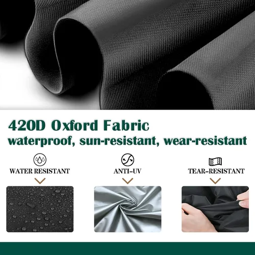 Miniatura 8 de Papasan Funda de cojín impermeable solamente, (para fundas de cojín para sillas Papasan de 47 a 55 pulgadas, para interiores y exteriores)