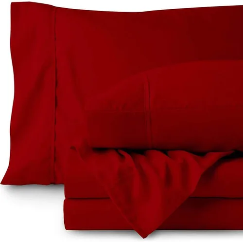 Miniatura 21 de 500TC Hoja de Super Calidad Ropa De Cama fija 100% algodón egipcio 4pc Set 24" pulgadas bolsillo extra profundo