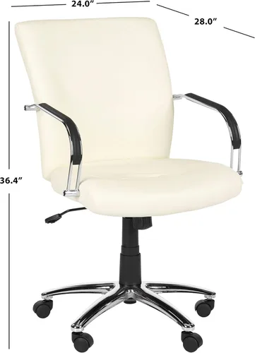 Miniatura 3 de SAFAVIEH Home Collection Lysette - Silla de escritorio color crema