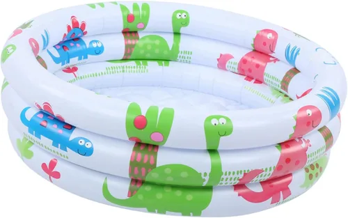 Miniatura 5 de Sazao Piscina anular para niños, piscina inflable para bebés, redonda, PVC, 23.6 in, ocupación de 2-3, bebé, niño pequeño, niño pequeño
