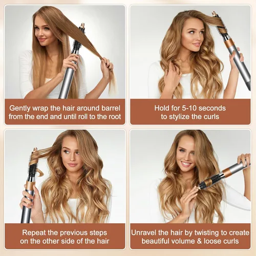 Miniatura 5 de Cepillo de volumen redondo pequeño para Dyson para Airwrap rizador accesorios Styler Curling herramienta de pelo