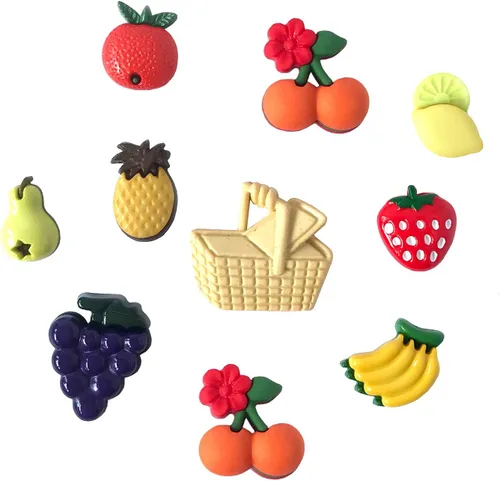 Miniatura 15 de Botones en abundancia botón paquete temático, cocina