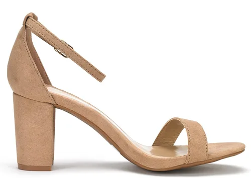 Miniatura 4 de DREAM PAIRS - Sandalias de tacón grueso y bajo para mujer